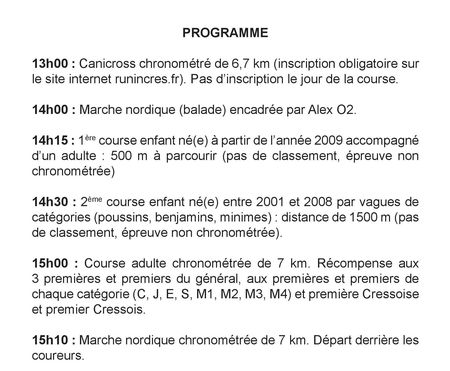 MontpellierLeCresCanicrossFouleesSolidarite2017Programme450